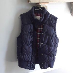 Aeropostale, navy blue, puffy vest, size med